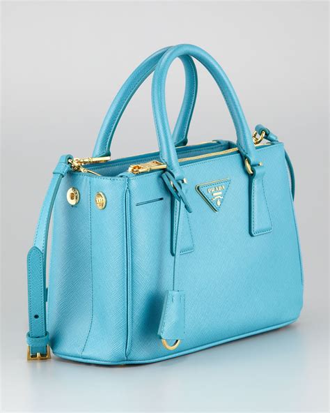 blue prada purse